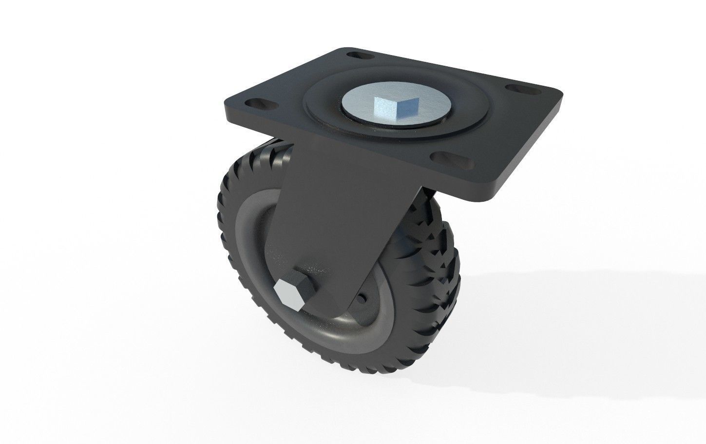 Caster Wheel M4 Low-poly 3D model_23