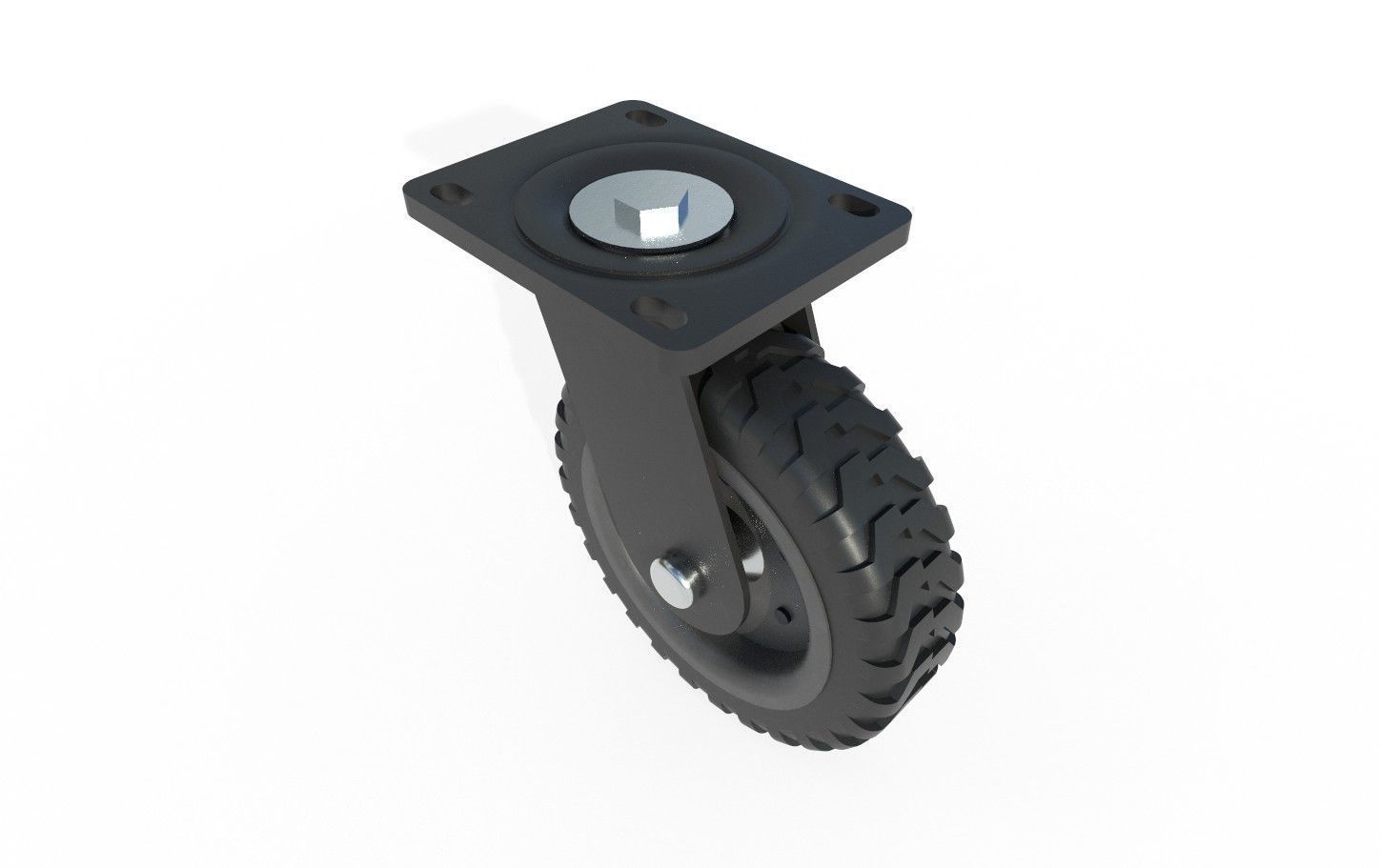 Caster Wheel M4 Low-poly 3D model_12