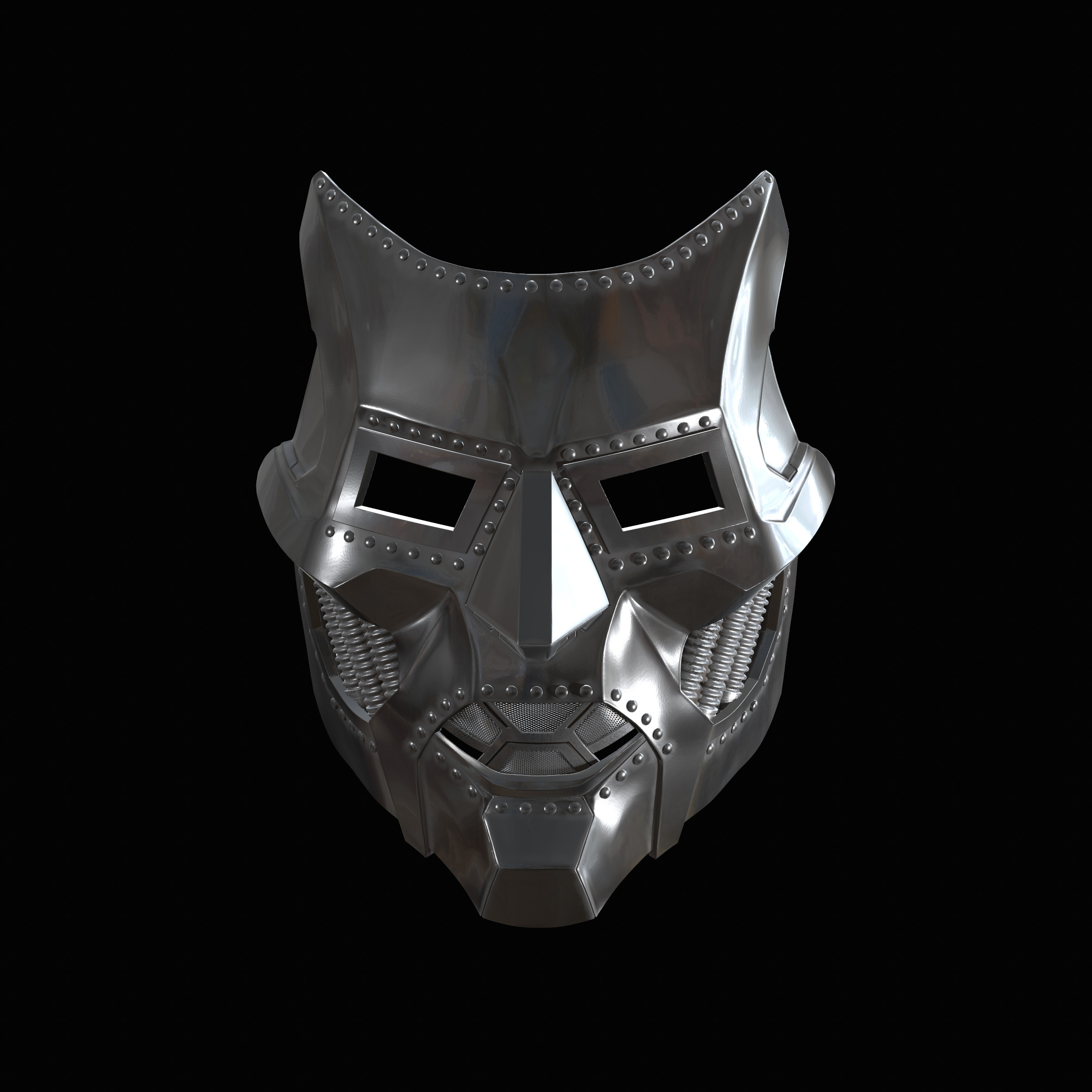 Classic Comic Inspired Dr Doom Helmet Design by Stayion Studios 3D print model_4