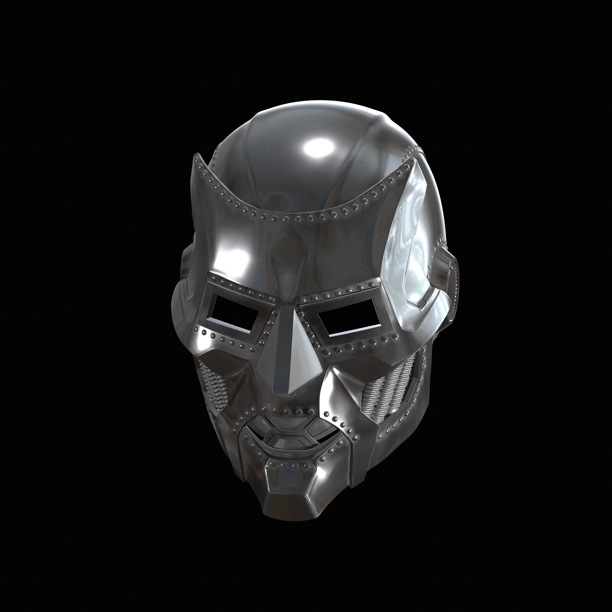 Classic Comic Inspired Dr Doom Helmet Design by Stayion Studios 3D print model_1