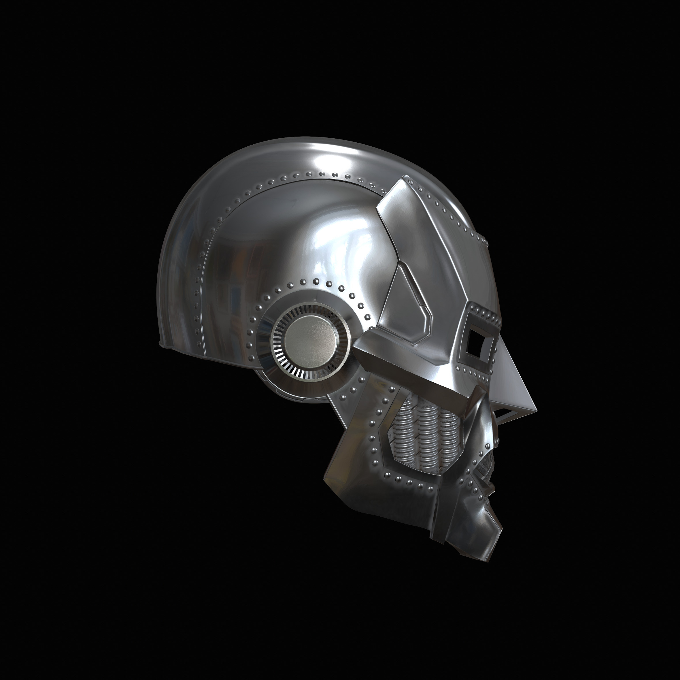 Classic Comic Inspired Dr Doom Helmet Design by Stayion Studios 3D print model_2