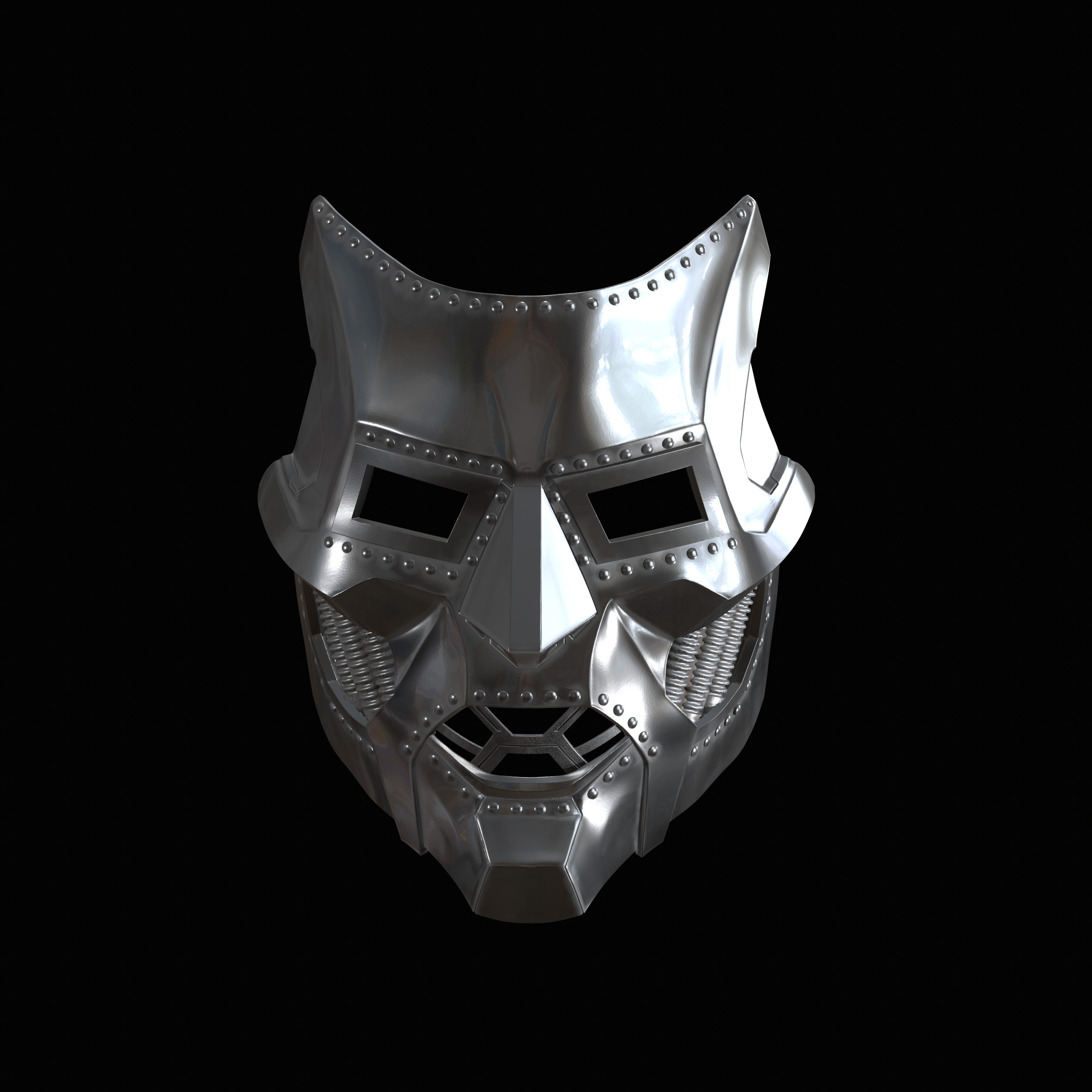 Classic Comic Inspired Dr Doom Helmet Design by Stayion Studios 3D print model_5