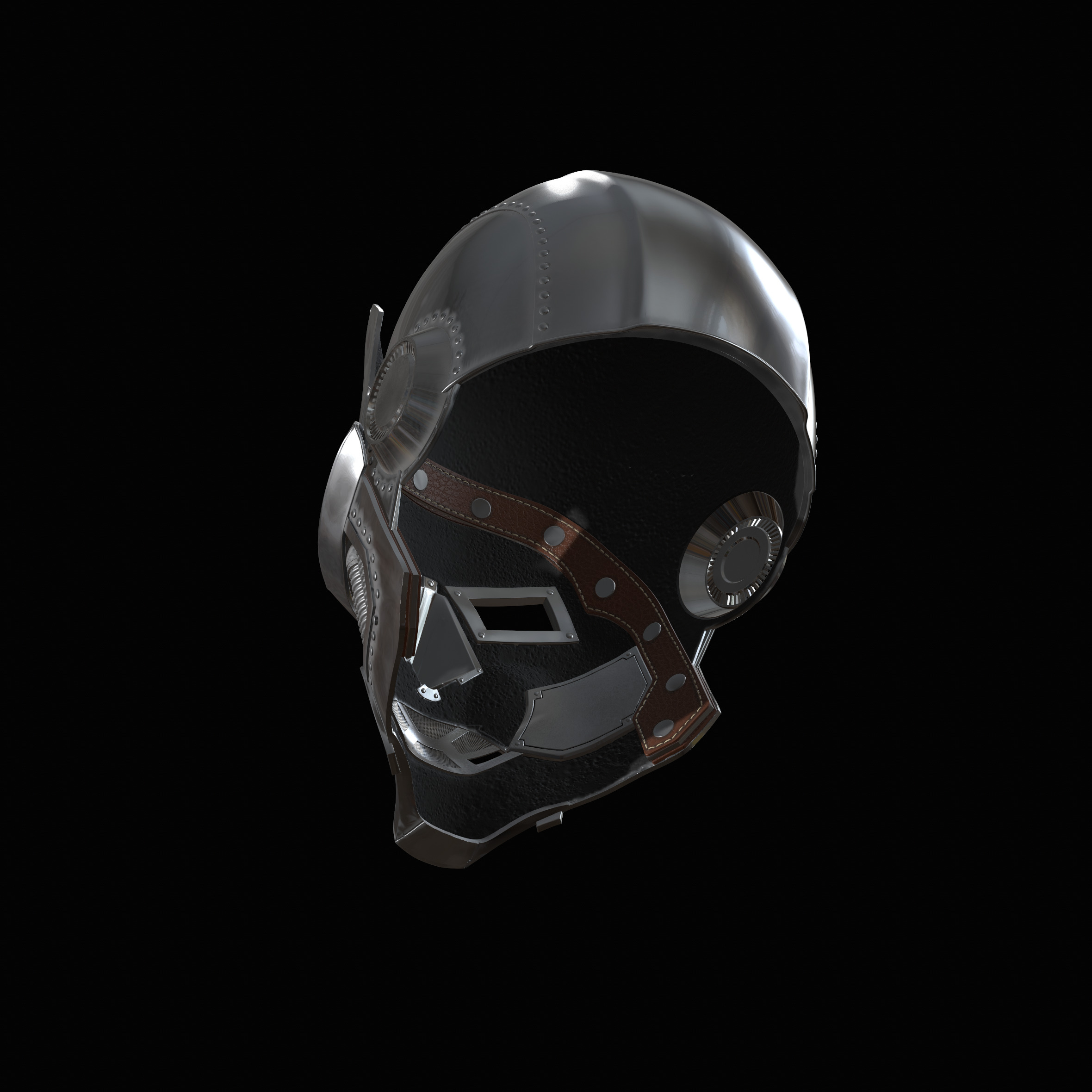 Classic Comic Inspired Dr Doom Helmet Design by Stayion Studios 3D print model_8