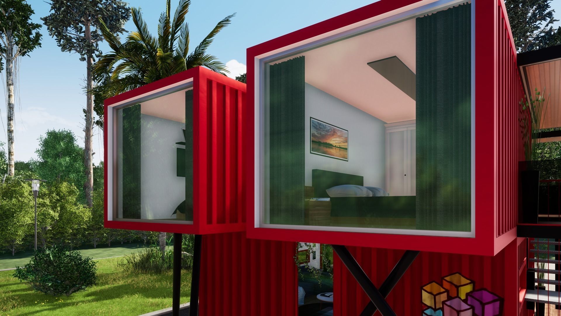 HOUSE MODELS-10 PIECE  3D Model Collection_25