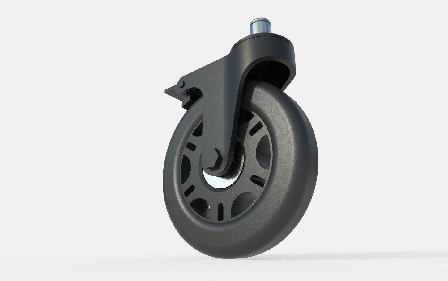 Caster Wheel M7 Low-poly 3D model_43