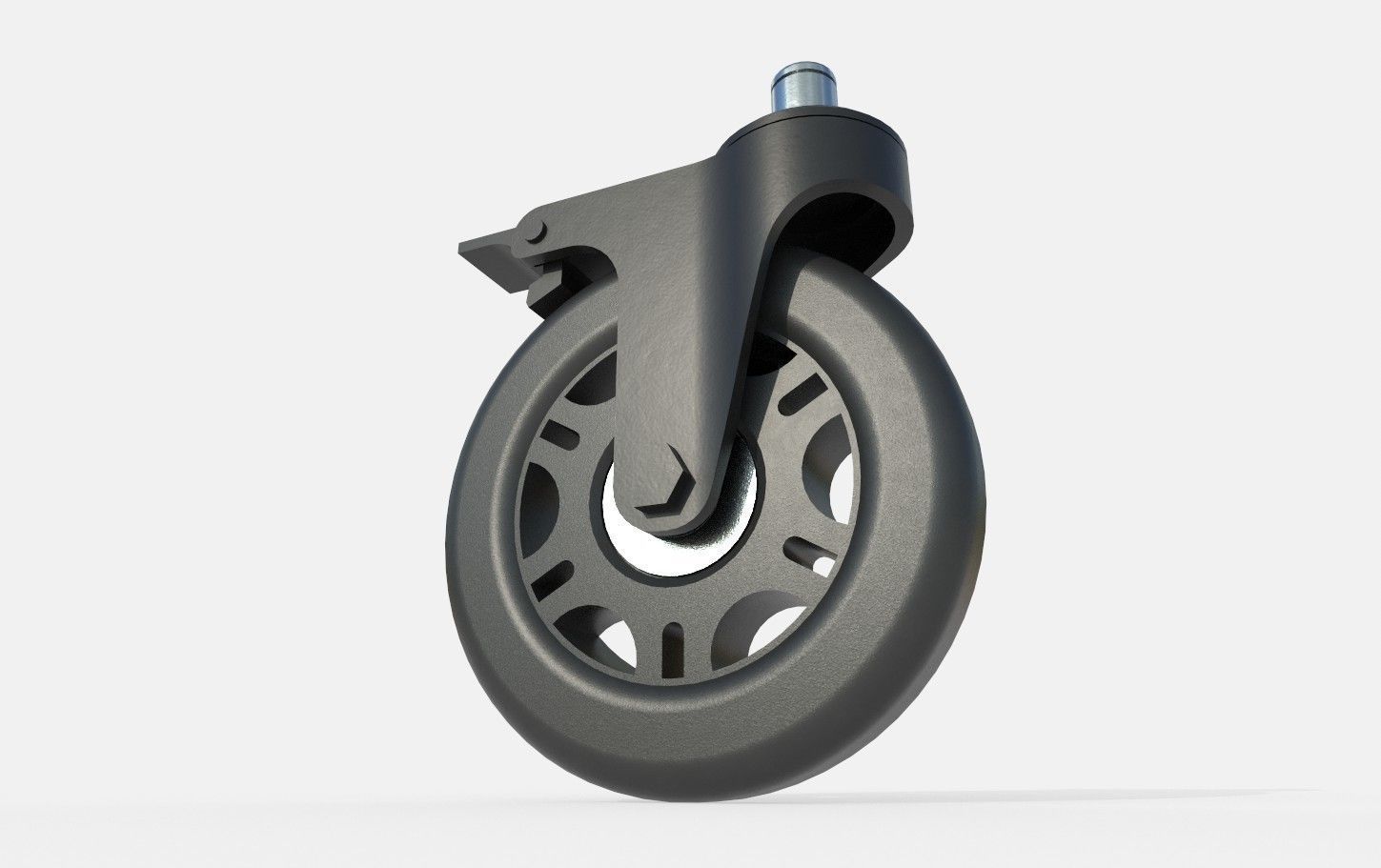Caster Wheel M7 Low-poly 3D model_27