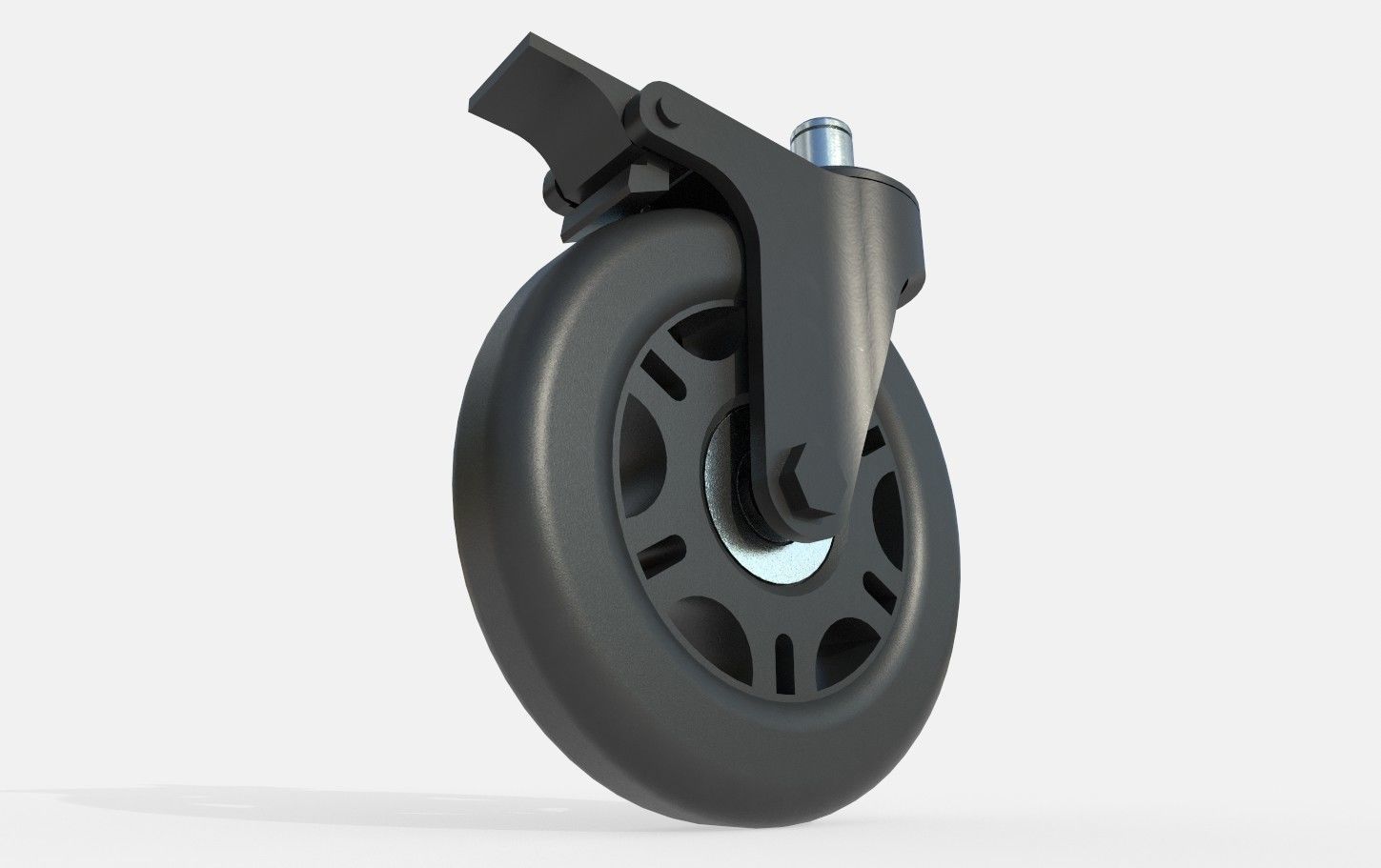 Caster Wheel M7 Low-poly 3D model_34
