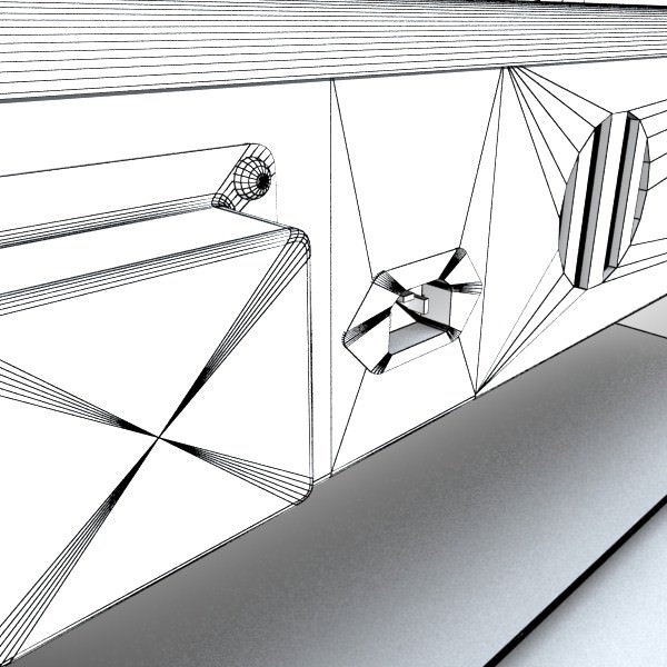 Marshall Amplifier MG Series High Detail 3D model_14