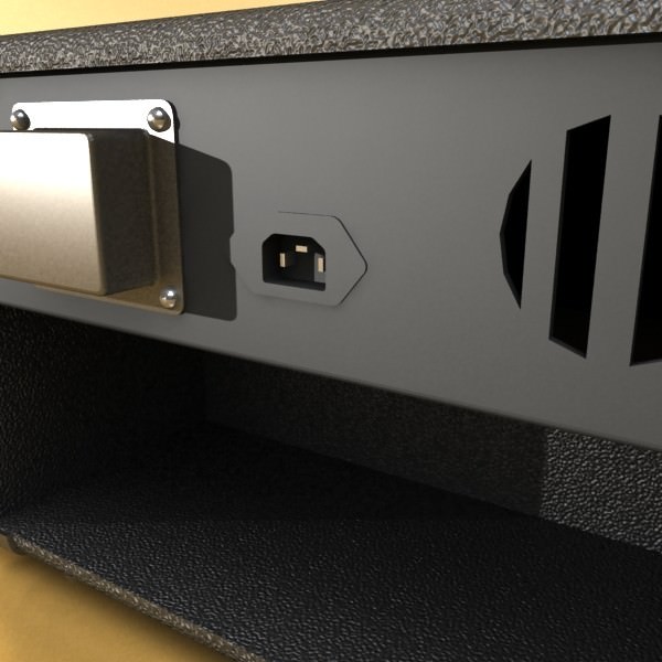 Marshall Amplifier MG Series High Detail 3D model_7