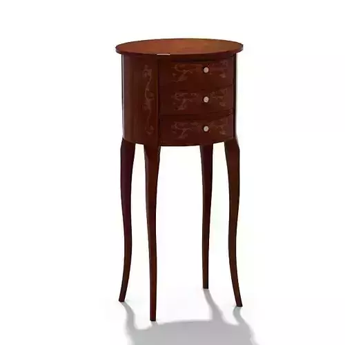 Antique Wooden 3 Drawer Table