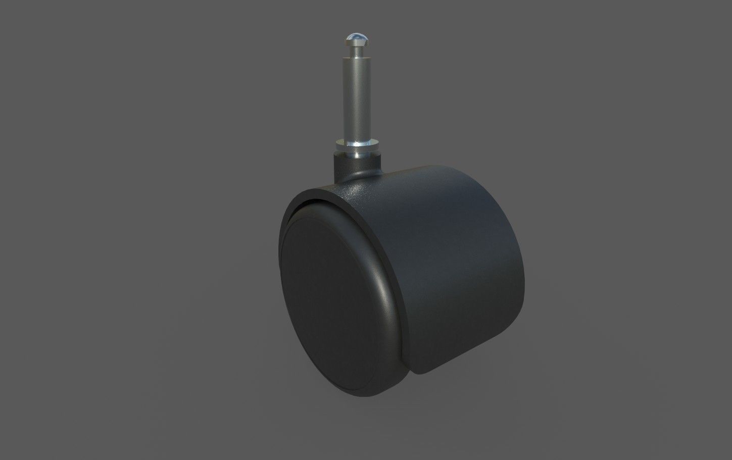 Caster Wheel M8 Low-poly 3D model_7
