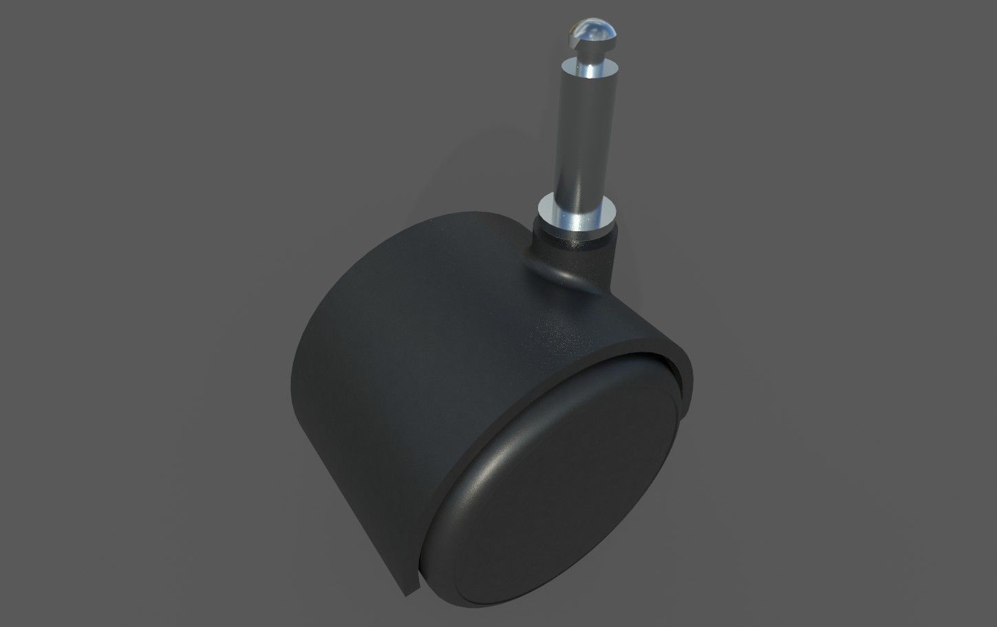 Caster Wheel M8 Low-poly 3D model_2