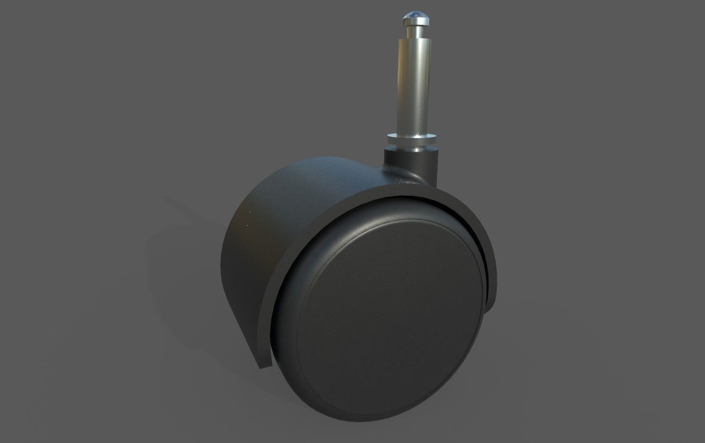 Caster Wheel M8 Low-poly 3D model_3