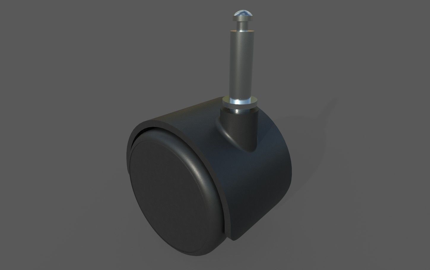 Caster Wheel M8 Low-poly 3D model_4