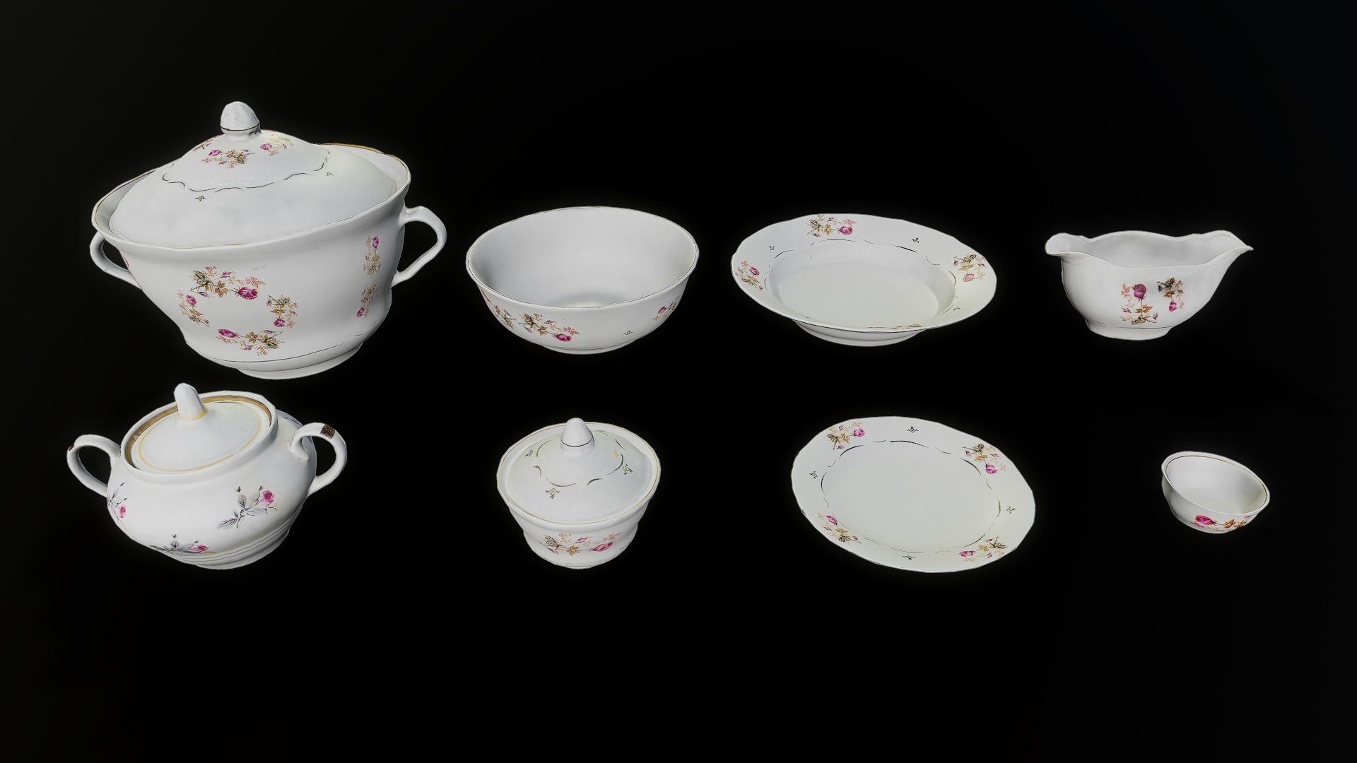 3D Scan Kitchen Service 02 Pack - Props Low-poly 3D model_1