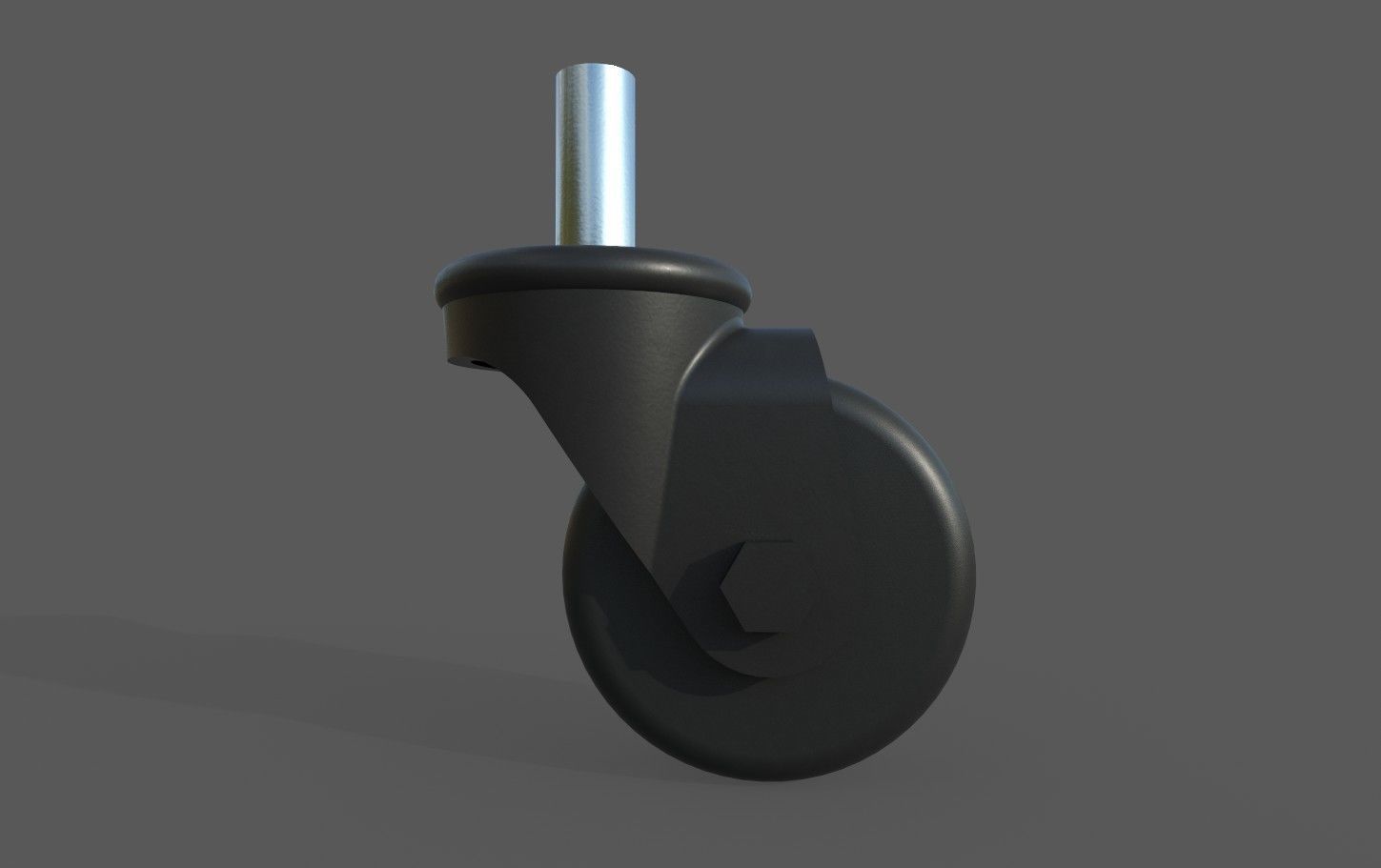 Caster Wheel M13 Low-poly 3D model_9