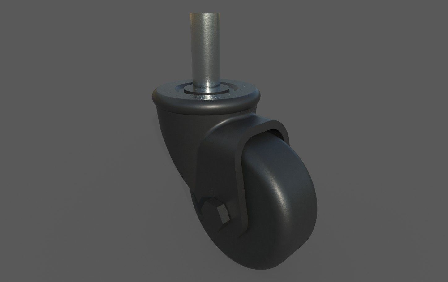 Caster Wheel M13 Low-poly 3D model_31