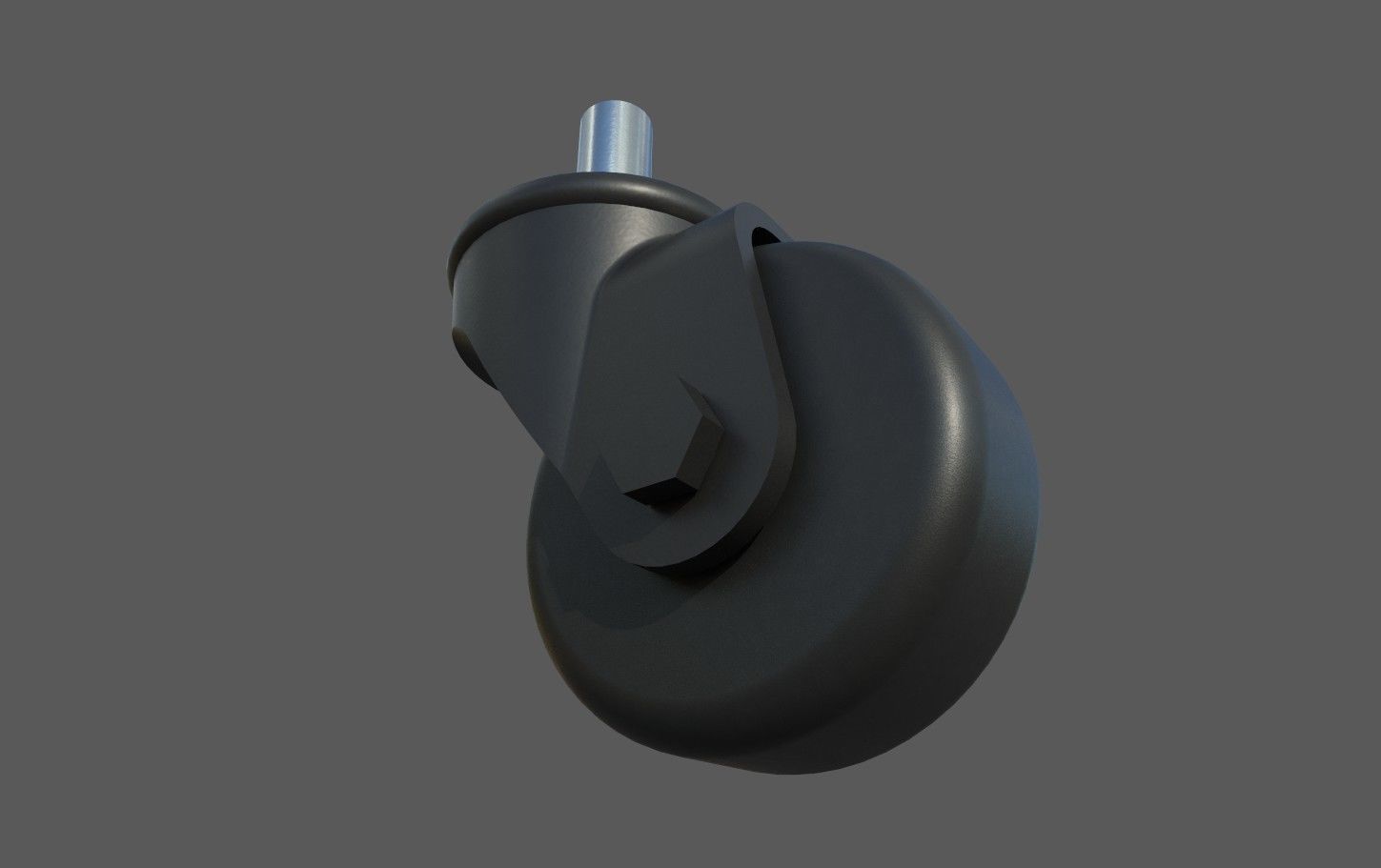Caster Wheel M13 Low-poly 3D model_11