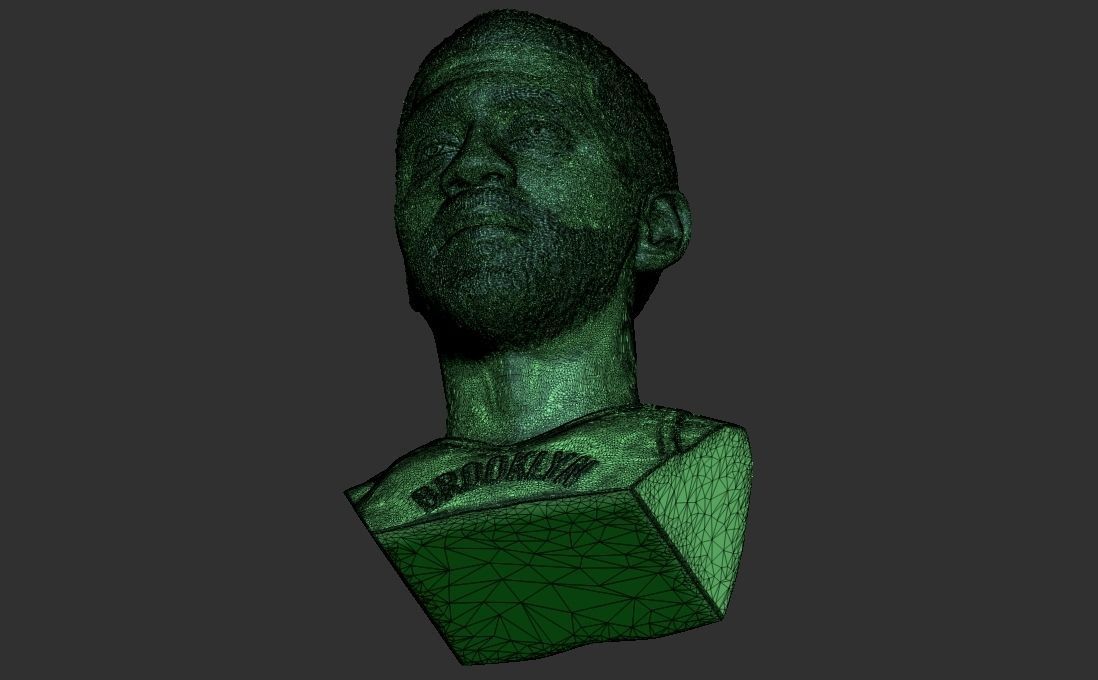 Kyrie Irving bust for 3D printing 3D print model_35