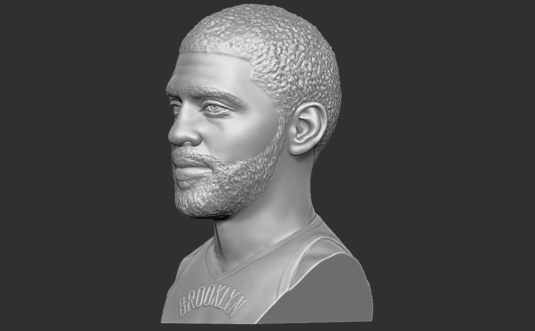 Kyrie Irving bust for 3D printing 3D print model_8