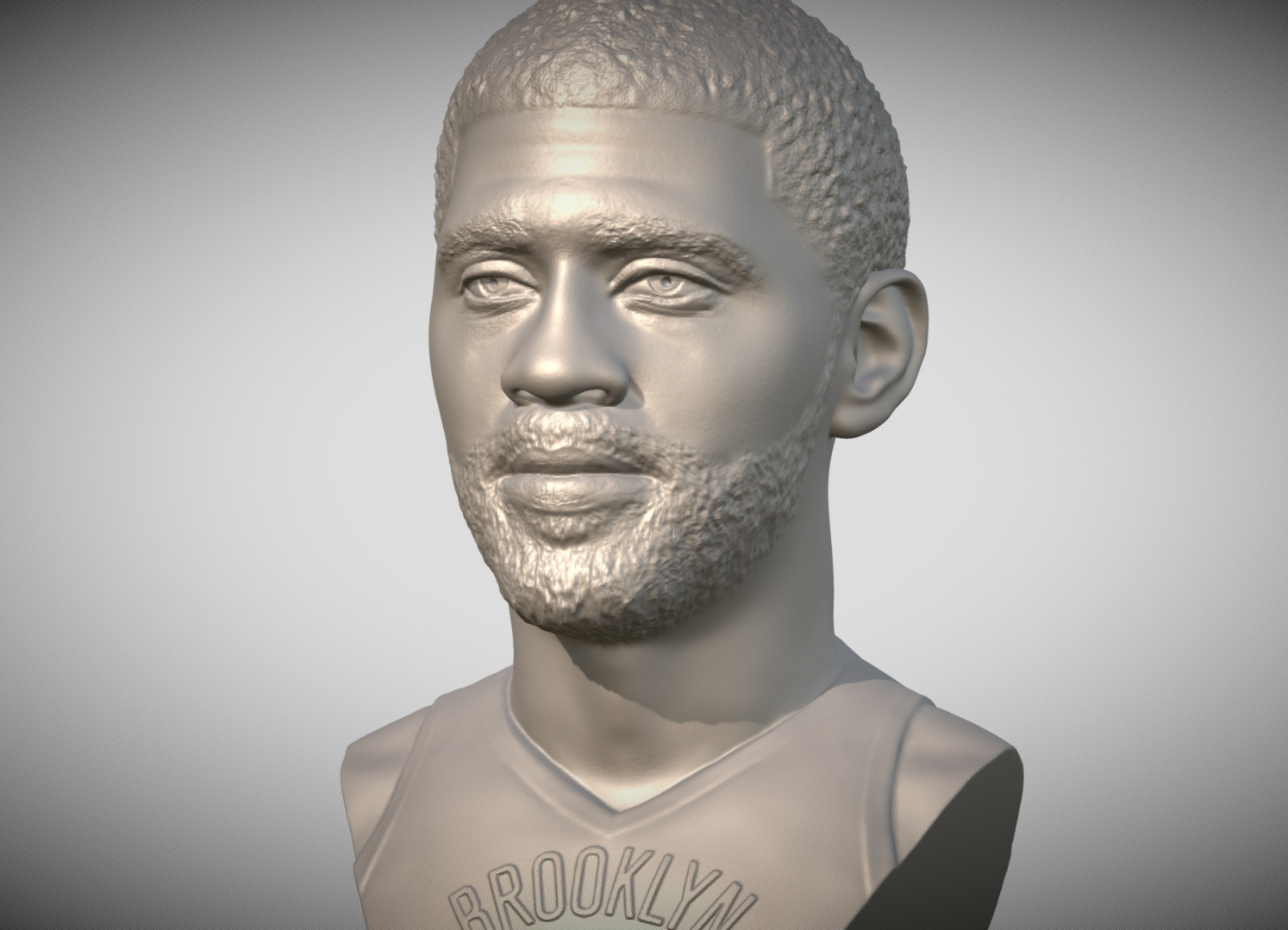 Kyrie Irving bust for 3D printing 3D print model_1