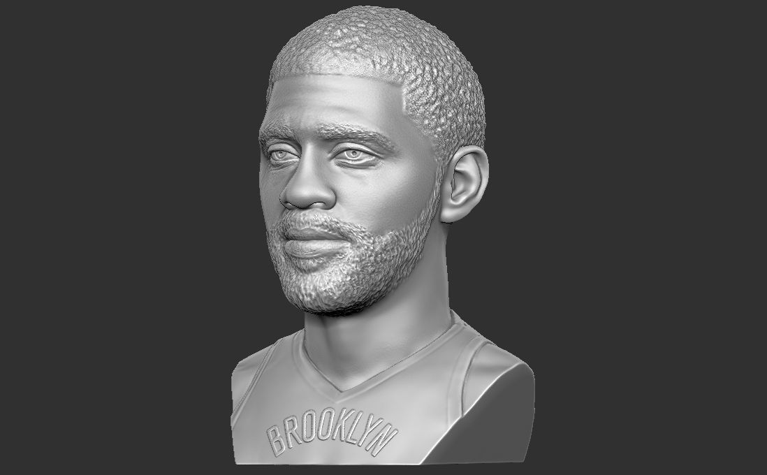 Kyrie Irving bust for 3D printing 3D print model_7