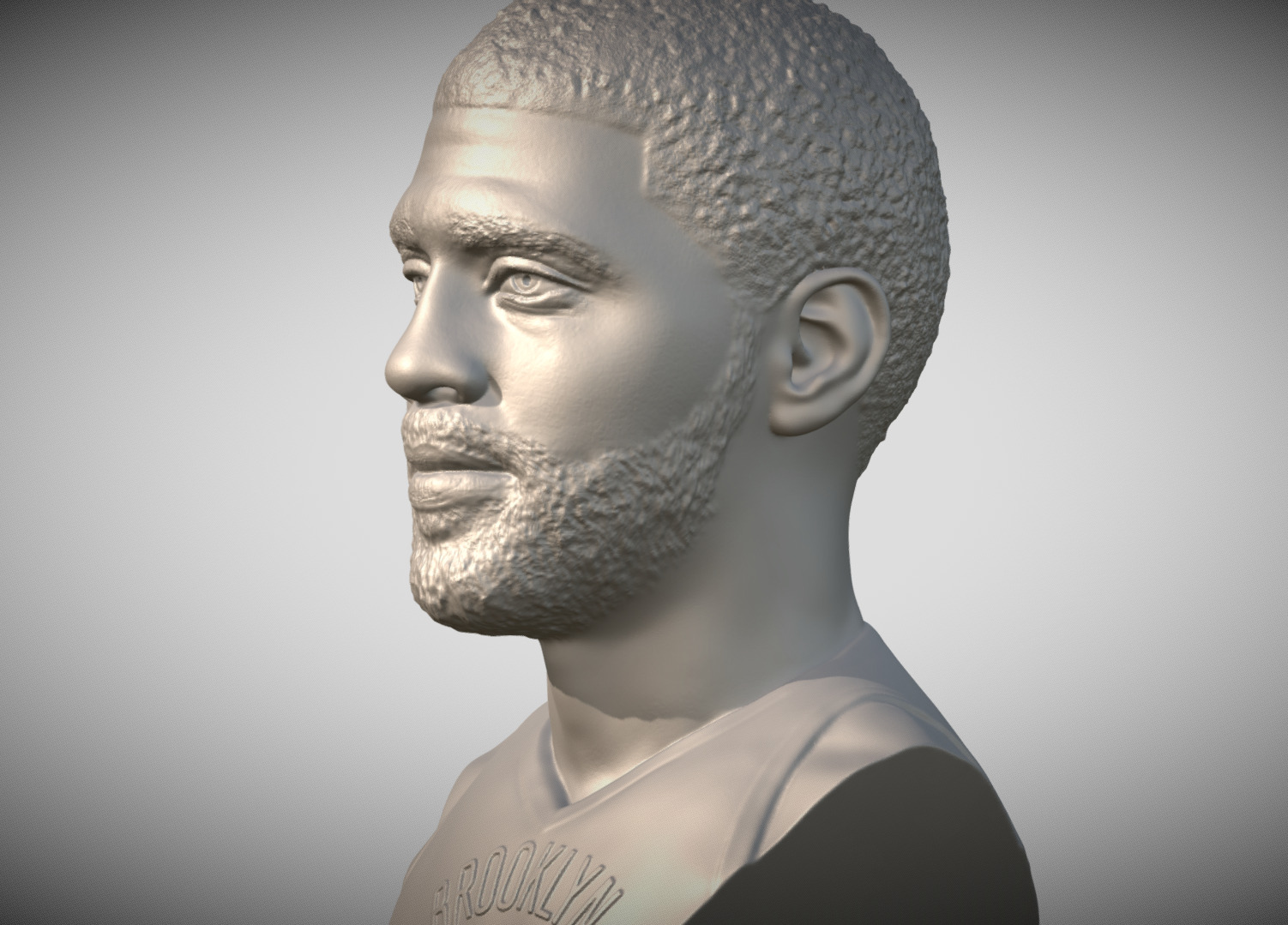 Kyrie Irving bust for 3D printing 3D print model_4