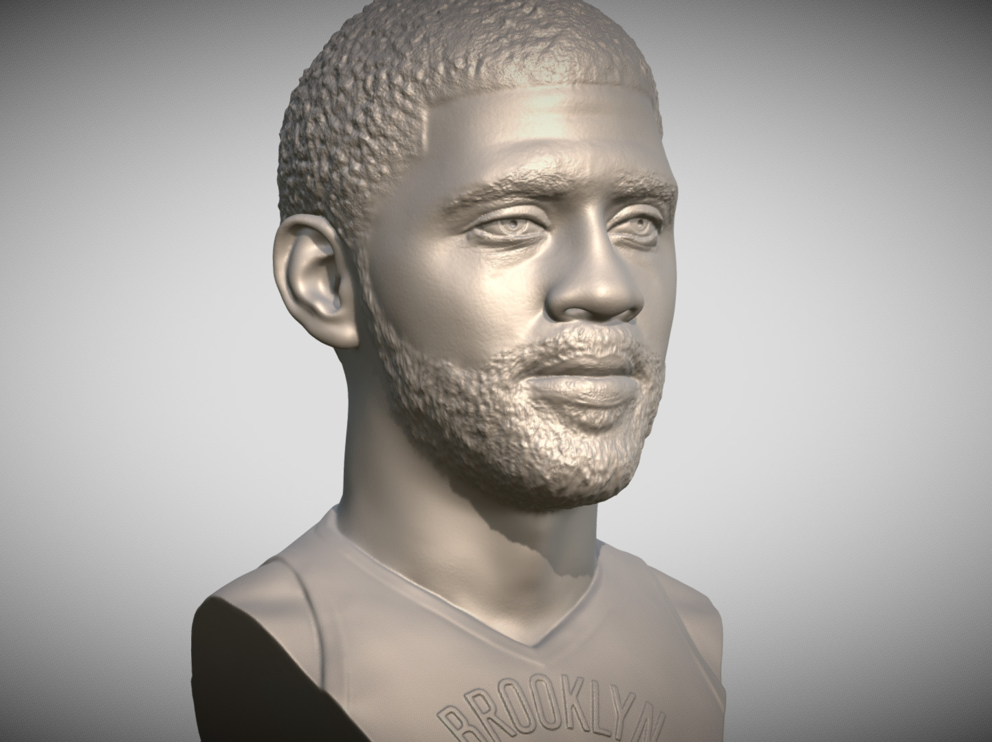 Kyrie Irving bust for 3D printing 3D print model_3
