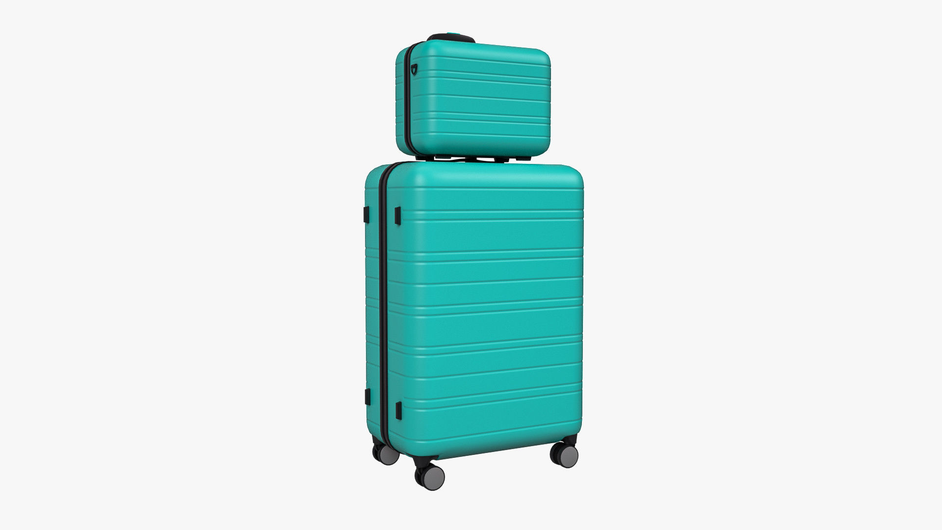 Hardside Luggage Suitcase Set 3D model_4