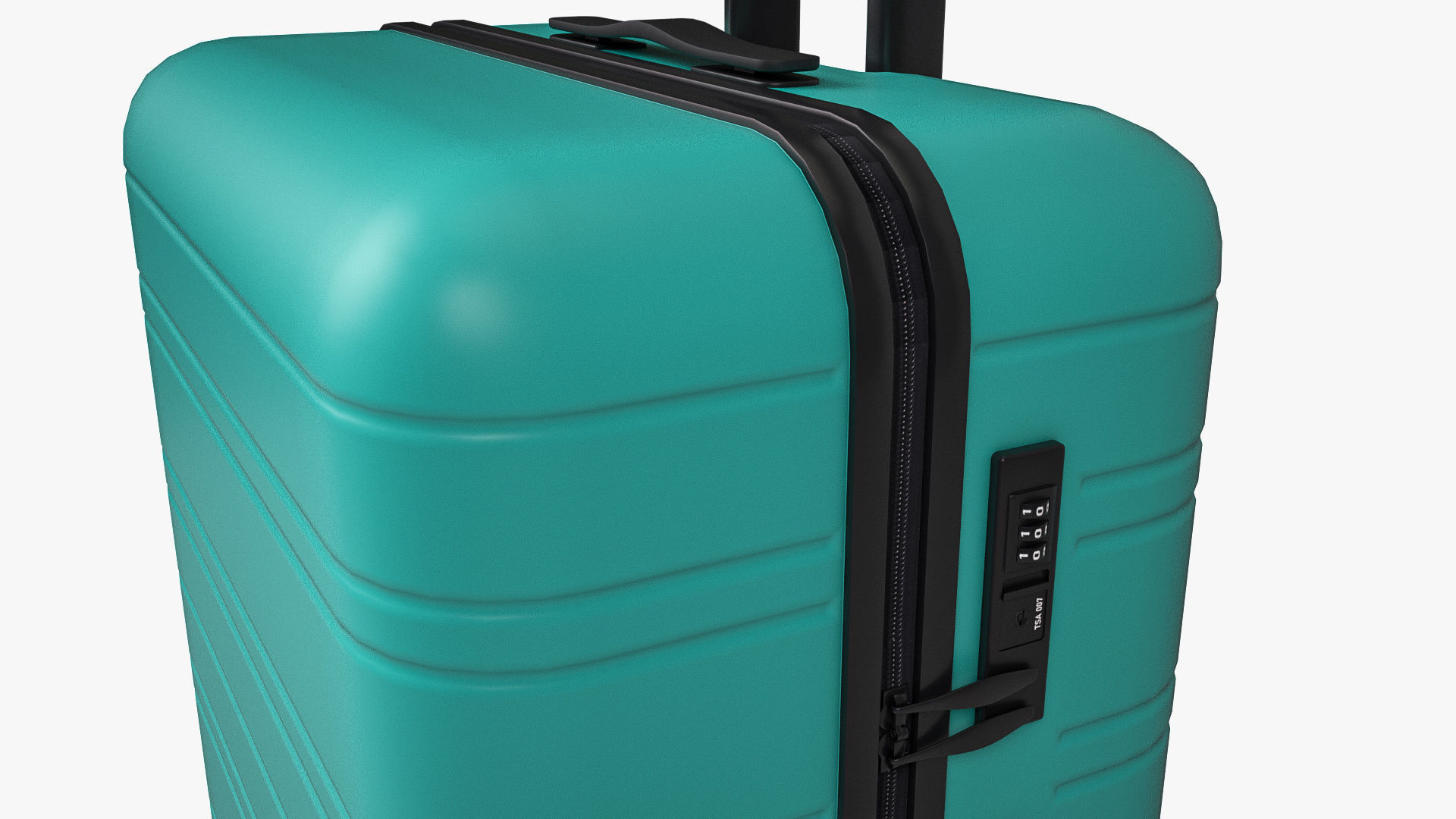 Hardside Luggage Suitcase Set 3D model_8
