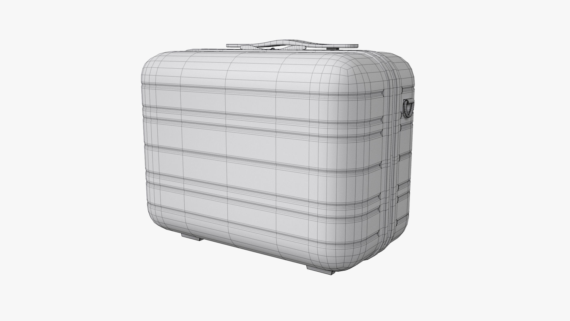 Hardside Luggage Suitcase Set 3D model_17