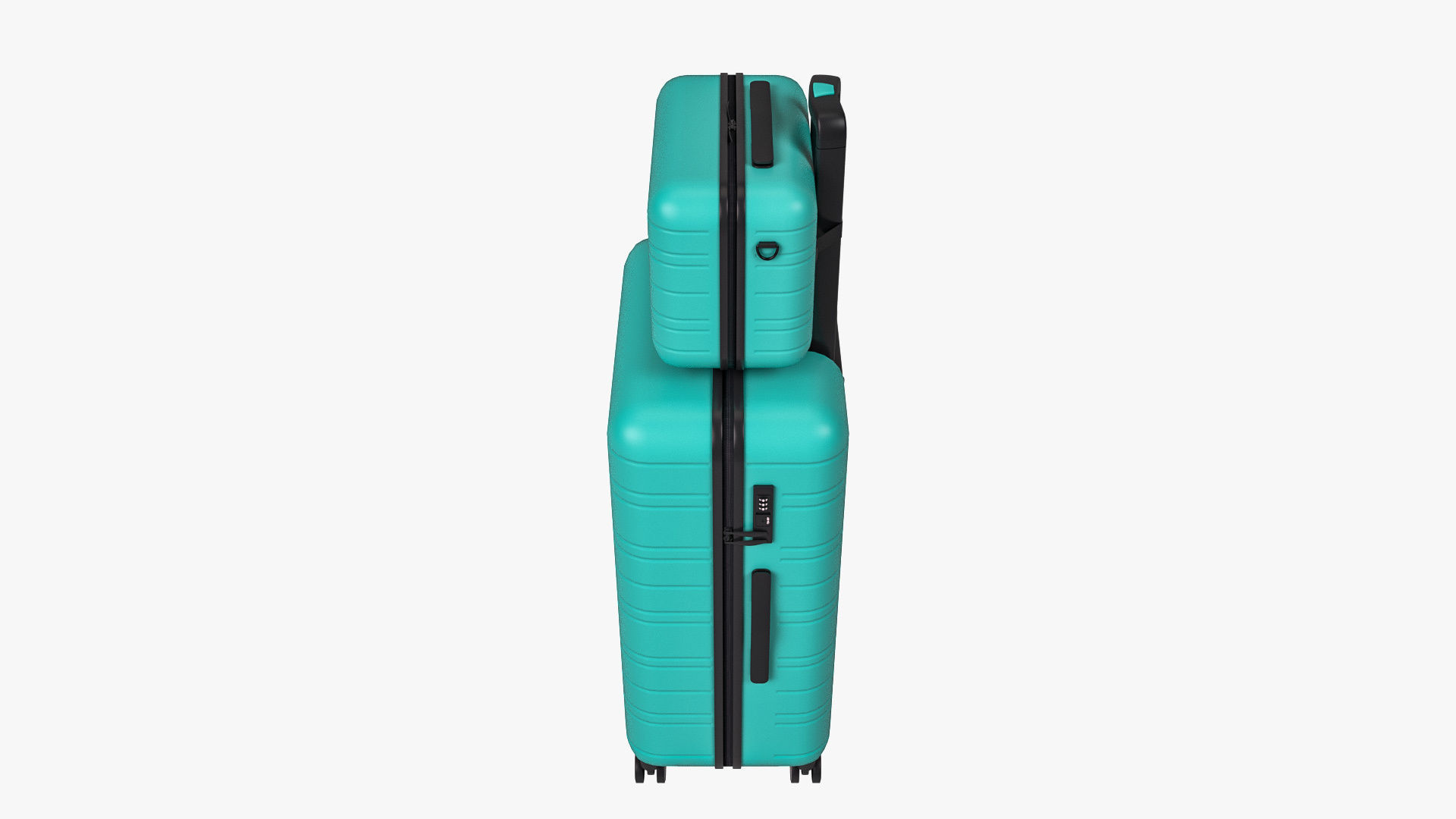 Hardside Luggage Suitcase Set 3D model_6