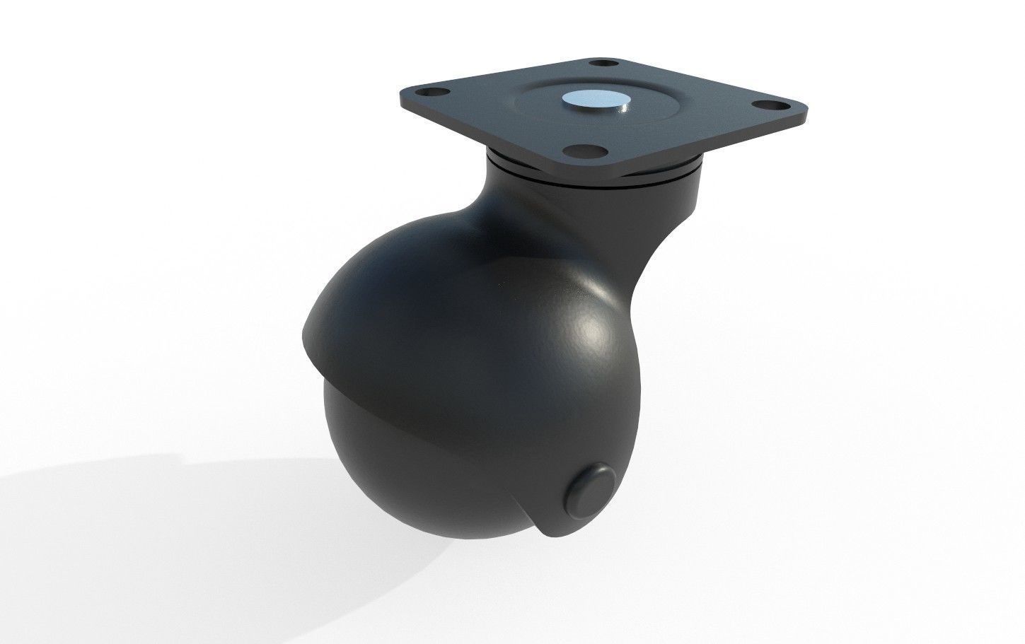 Caster Wheel M16 Low-poly 3D model_22