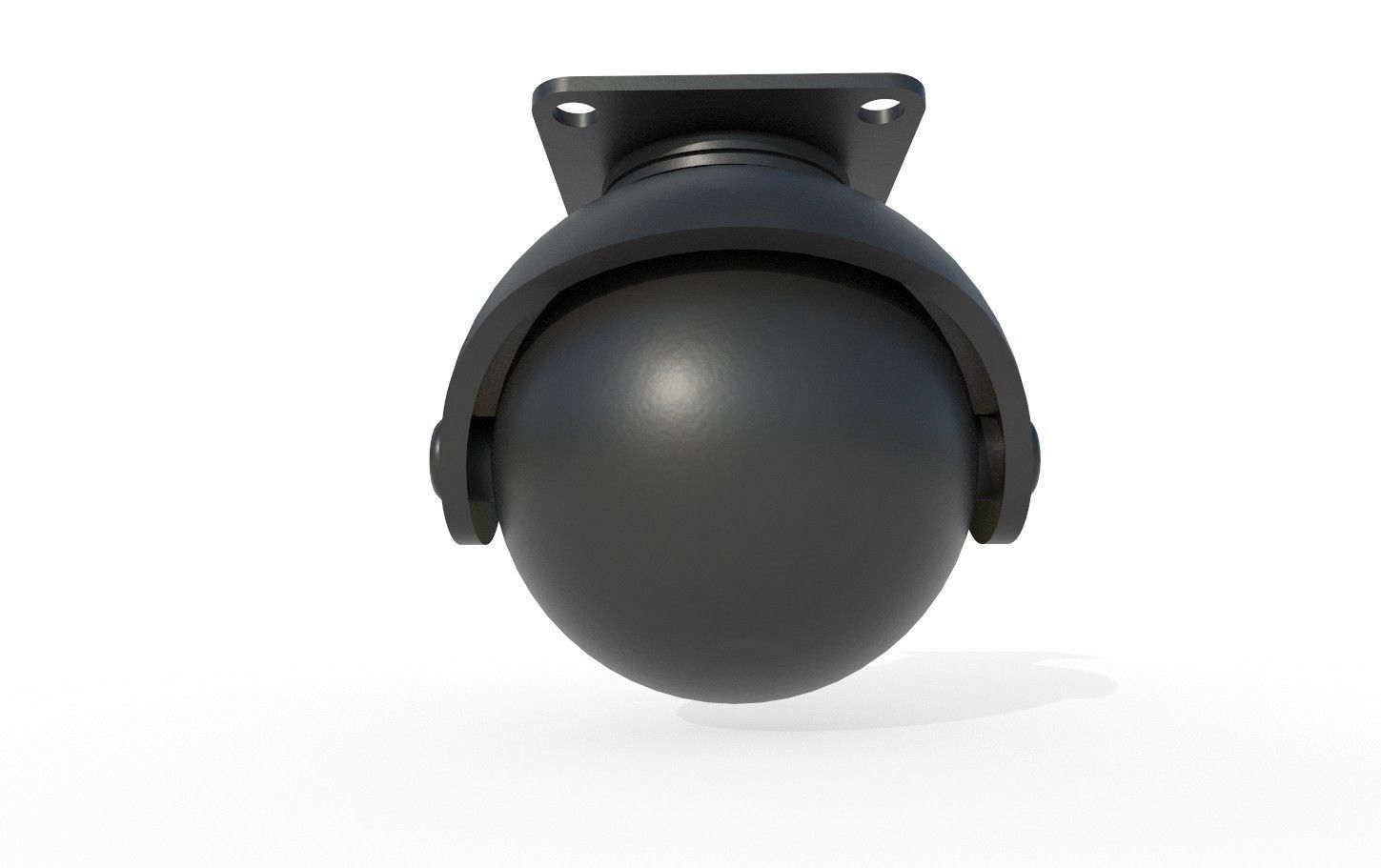 Caster Wheel M16 Low-poly 3D model_38