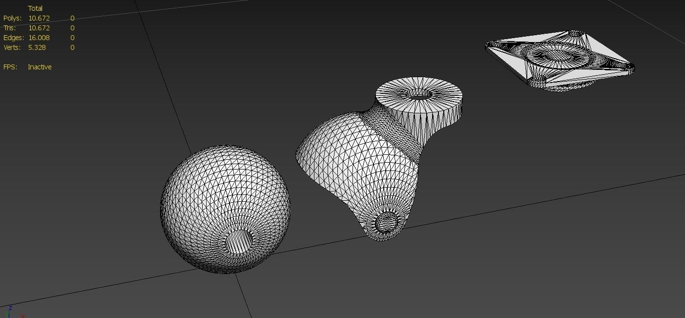 Caster Wheel M16 Low-poly 3D model_35