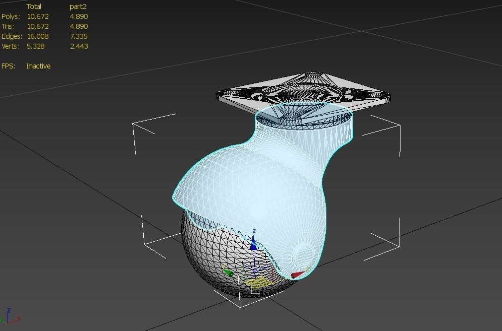 Caster Wheel M16 Low-poly 3D model_39