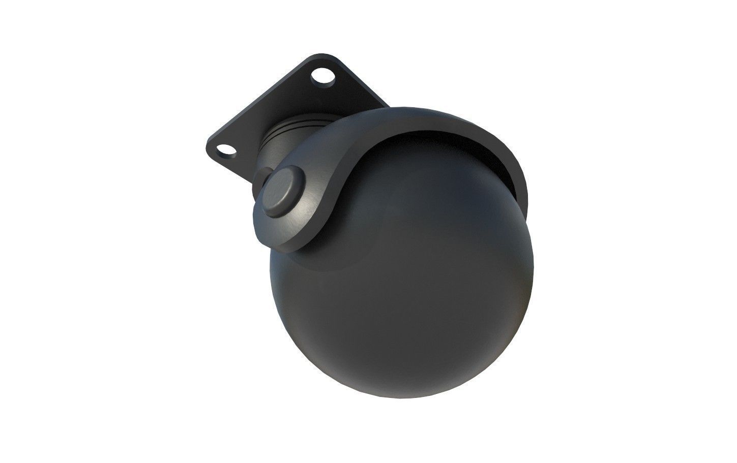 Caster Wheel M16 Low-poly 3D model_26