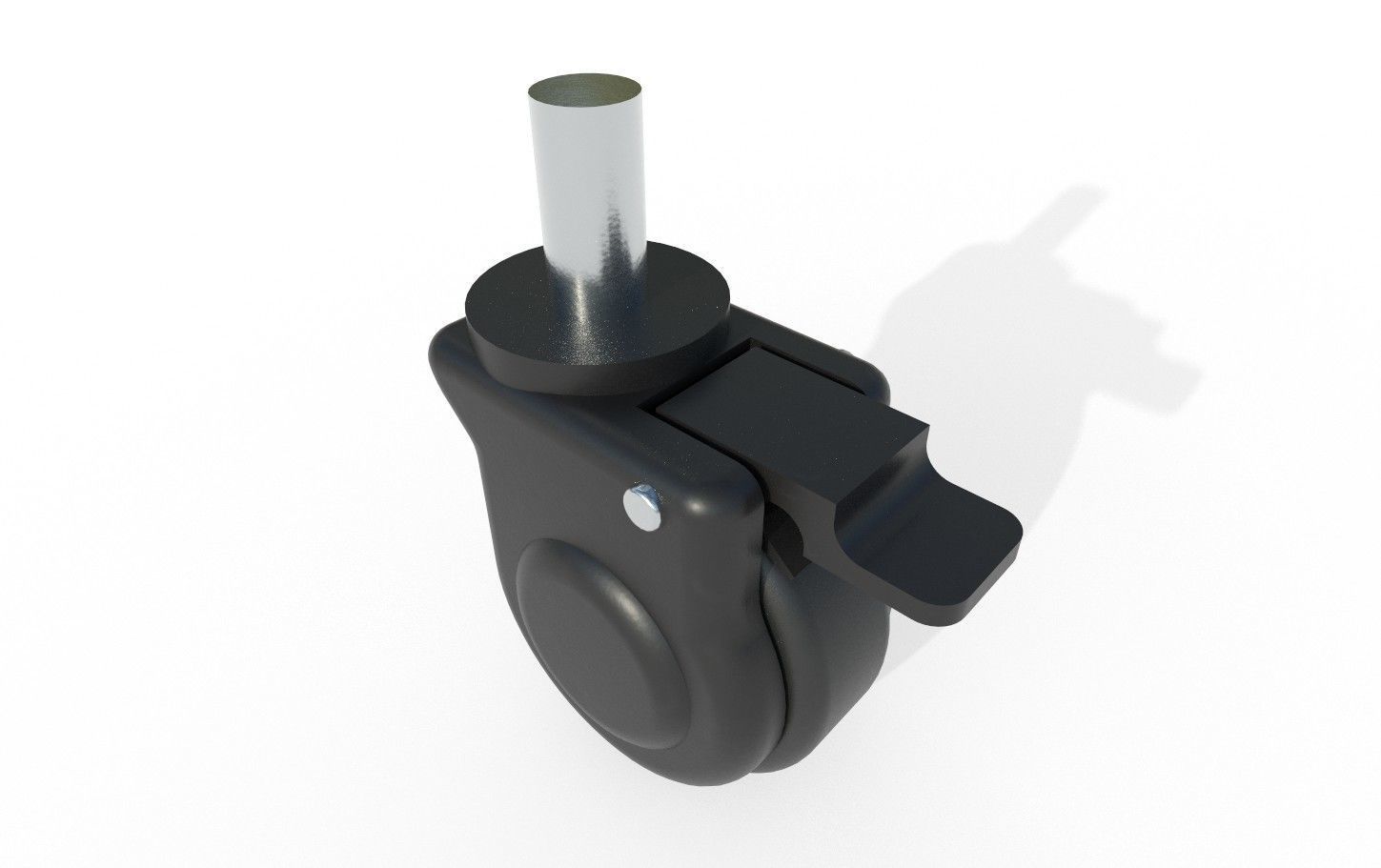 Caster Wheel MA Low-poly 3D model_9