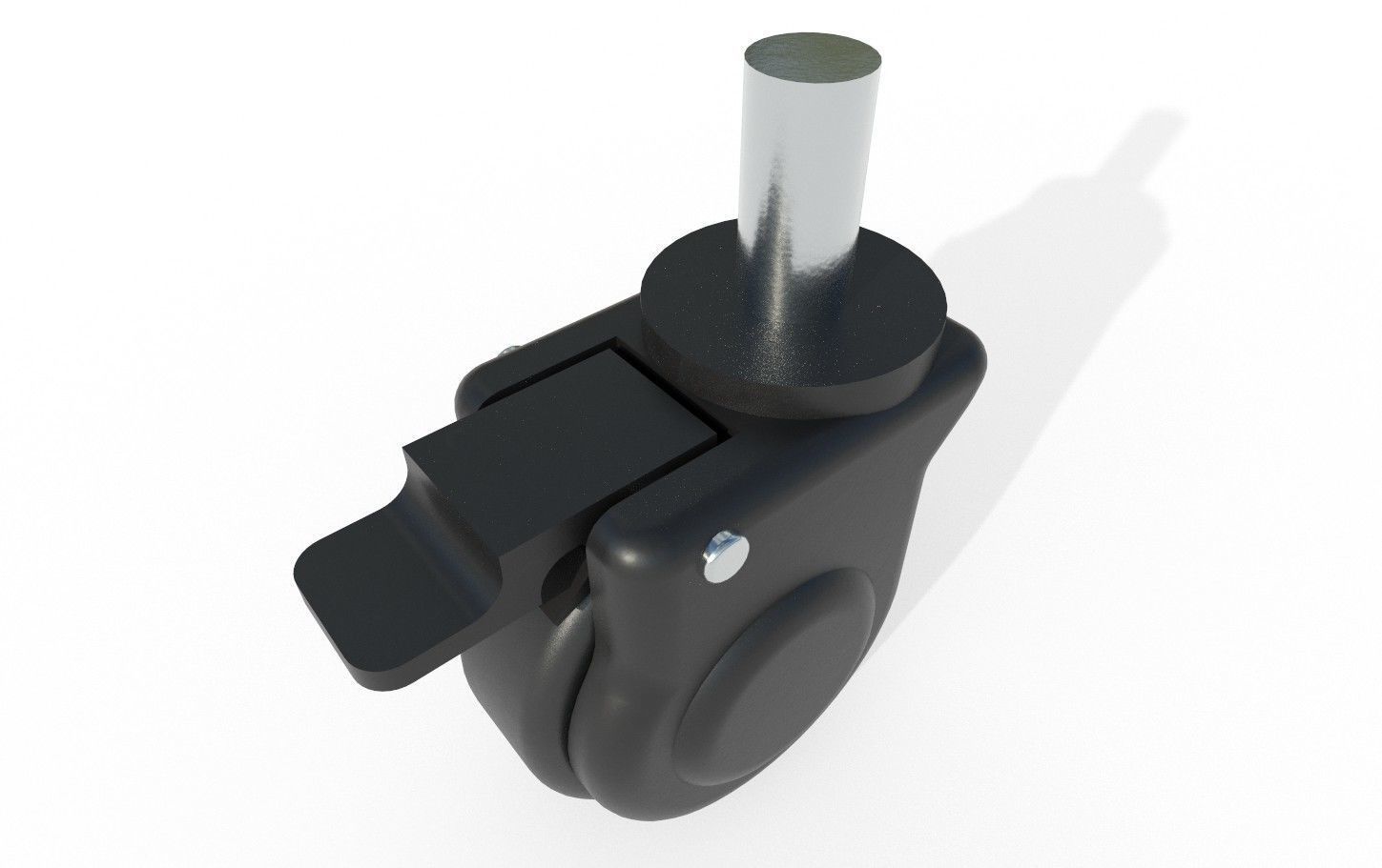 Caster Wheel MA Low-poly 3D model_13