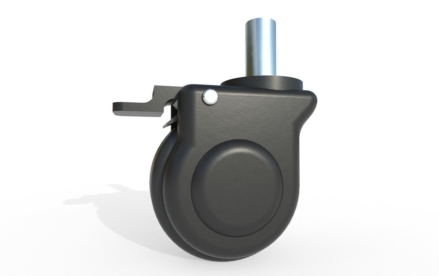 Caster Wheel MA Low-poly 3D model_2