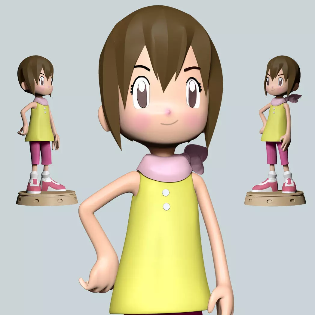 Digimon - Kari 3D print model