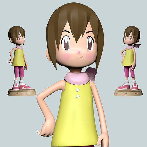 Digimon - Kari 3D print model