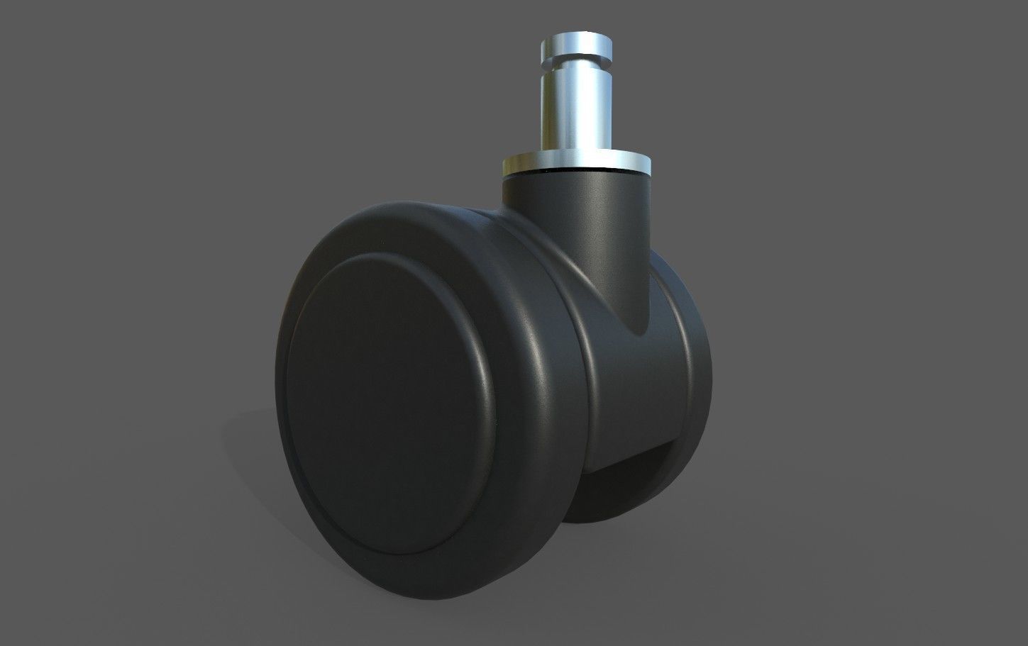 Caster Wheel MB Low-poly 3D model_4