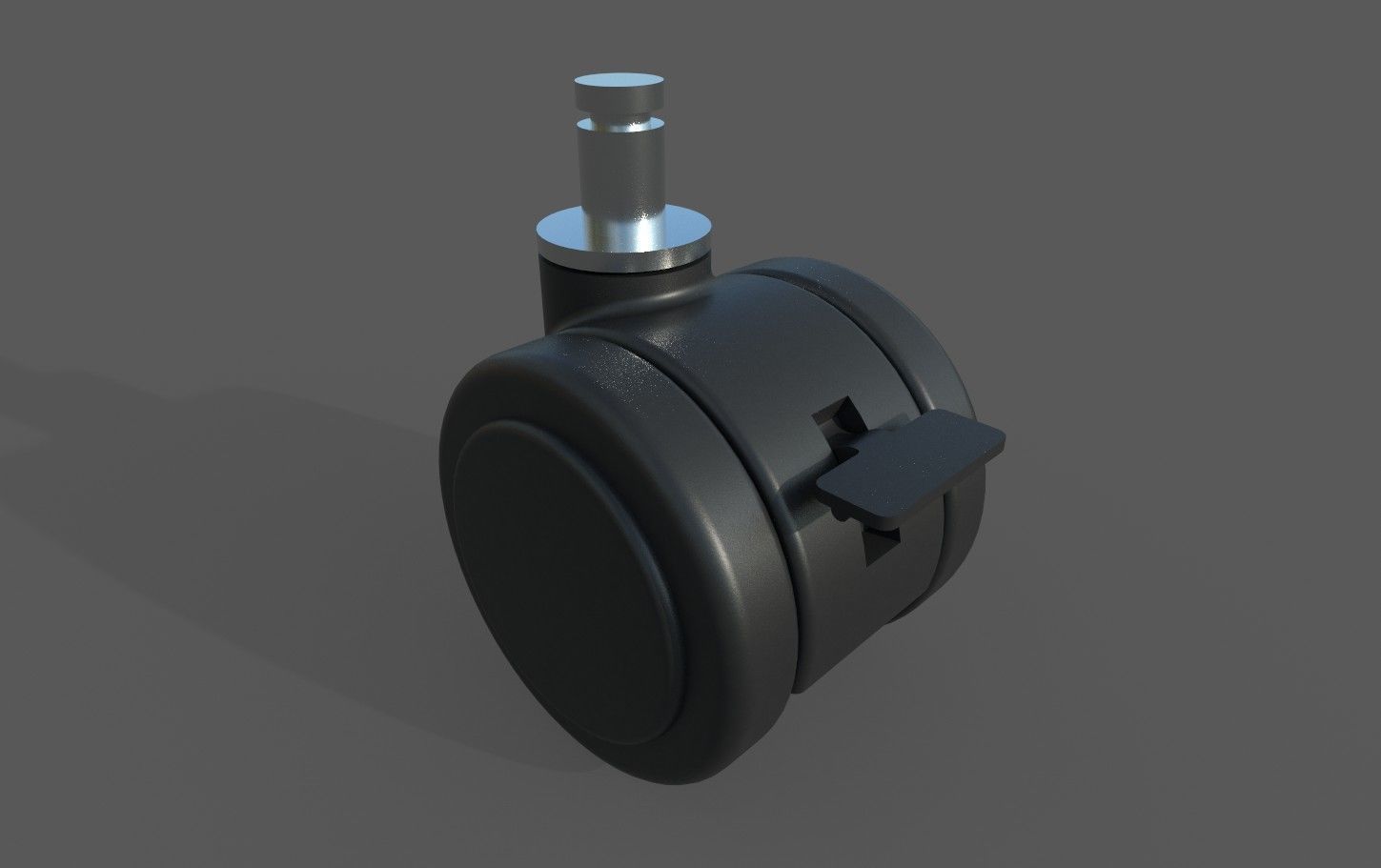 Caster Wheel MB Low-poly 3D model_9