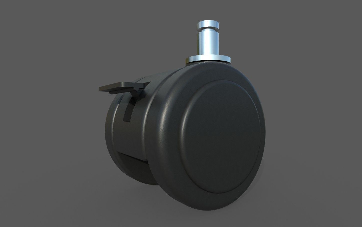 Caster Wheel MB Low-poly 3D model_13