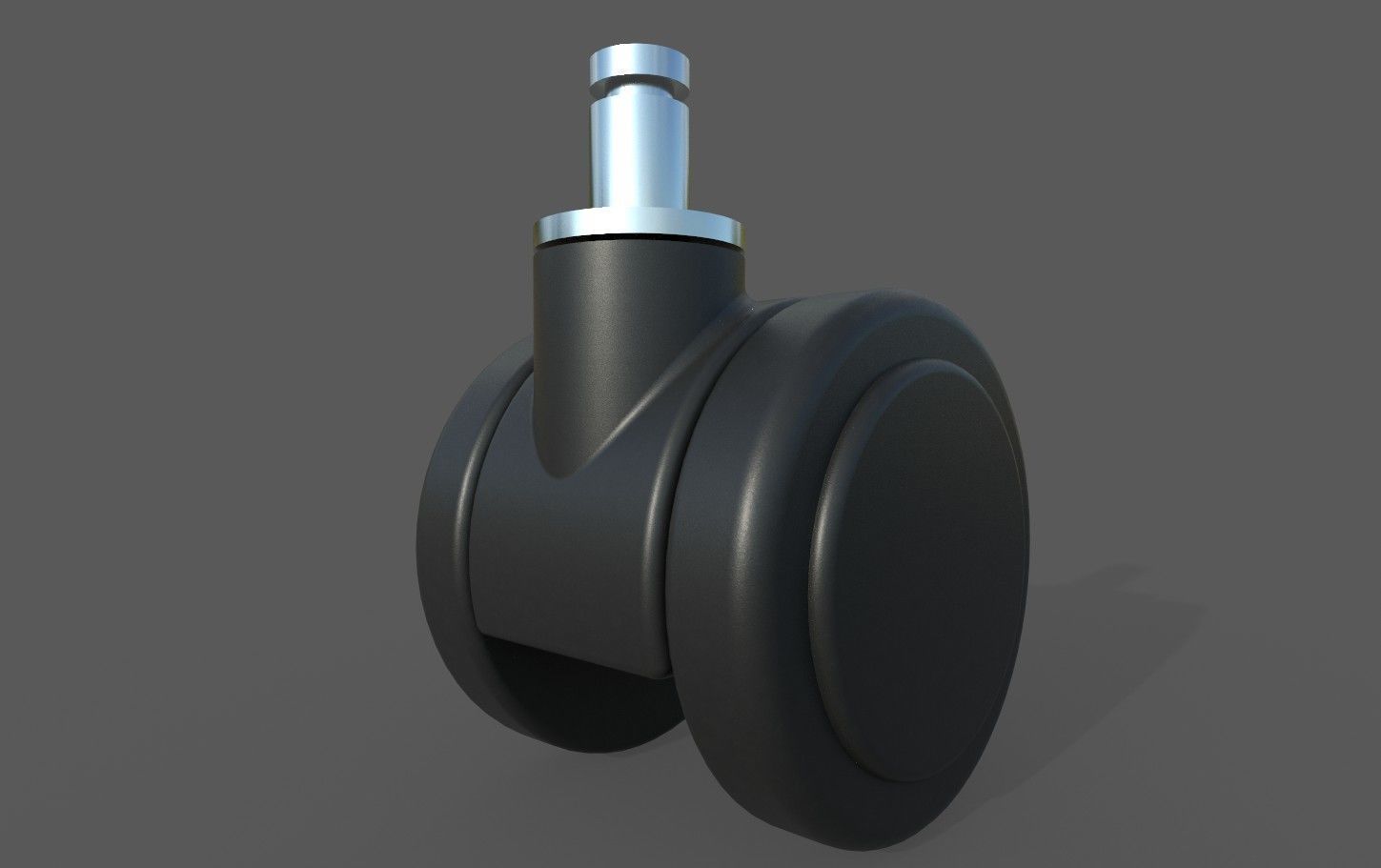 Caster Wheel MB Low-poly 3D model_7