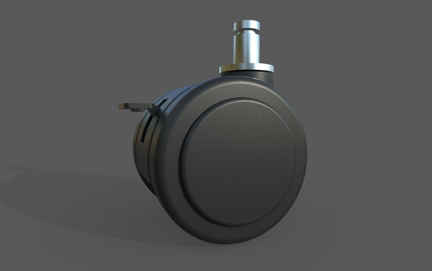 Caster Wheel MB Low-poly 3D model_2