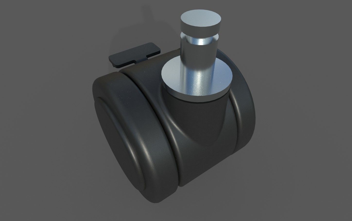 Caster Wheel MB Low-poly 3D model_34