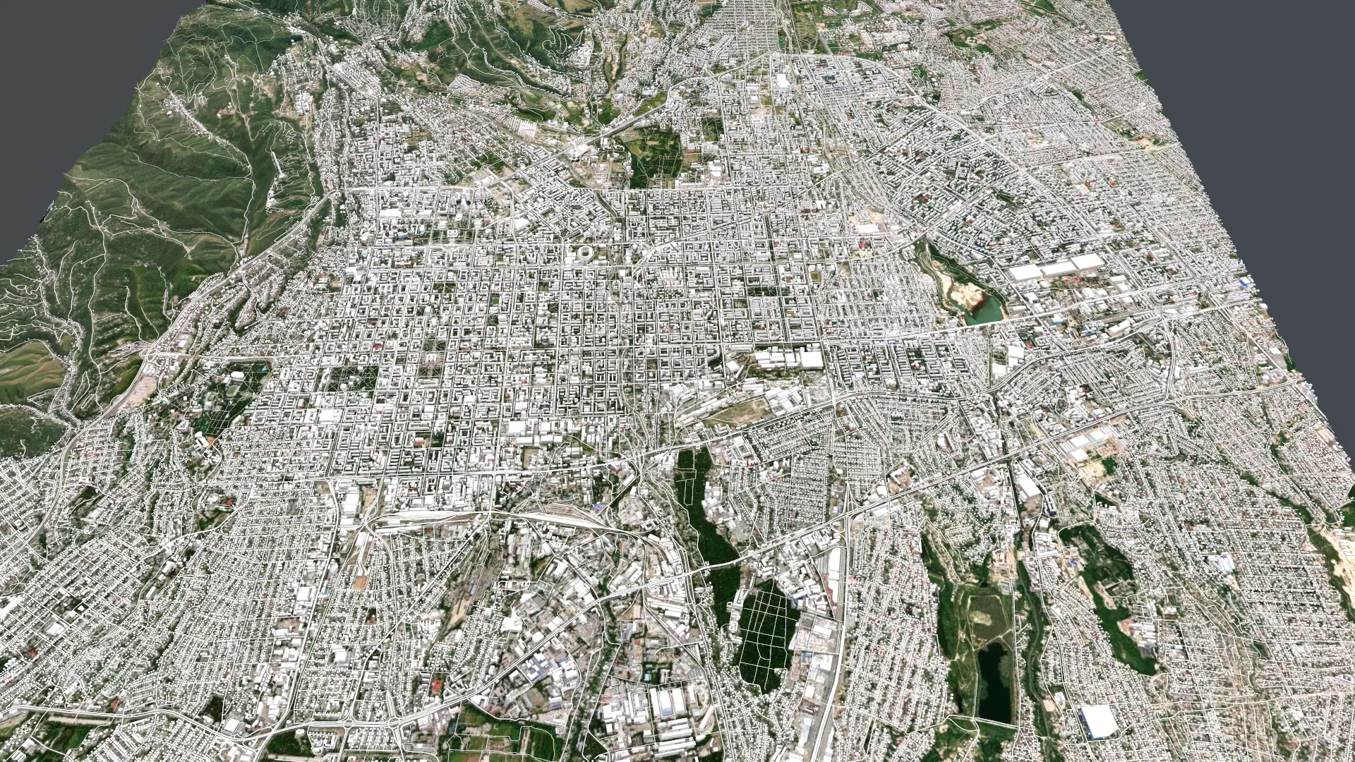 Cityscape Alma Ata Kazakhstan 3D model