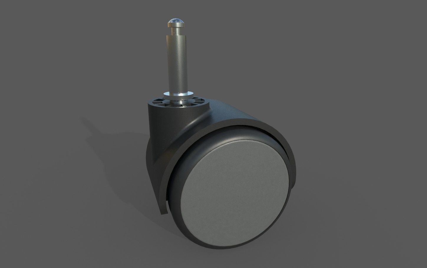 Caster Wheel MC Low-poly 3D model_1